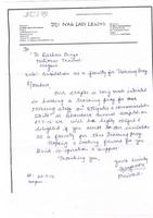 JCI Nagpur Lady Legend Invitation Letter for Nursing Staff